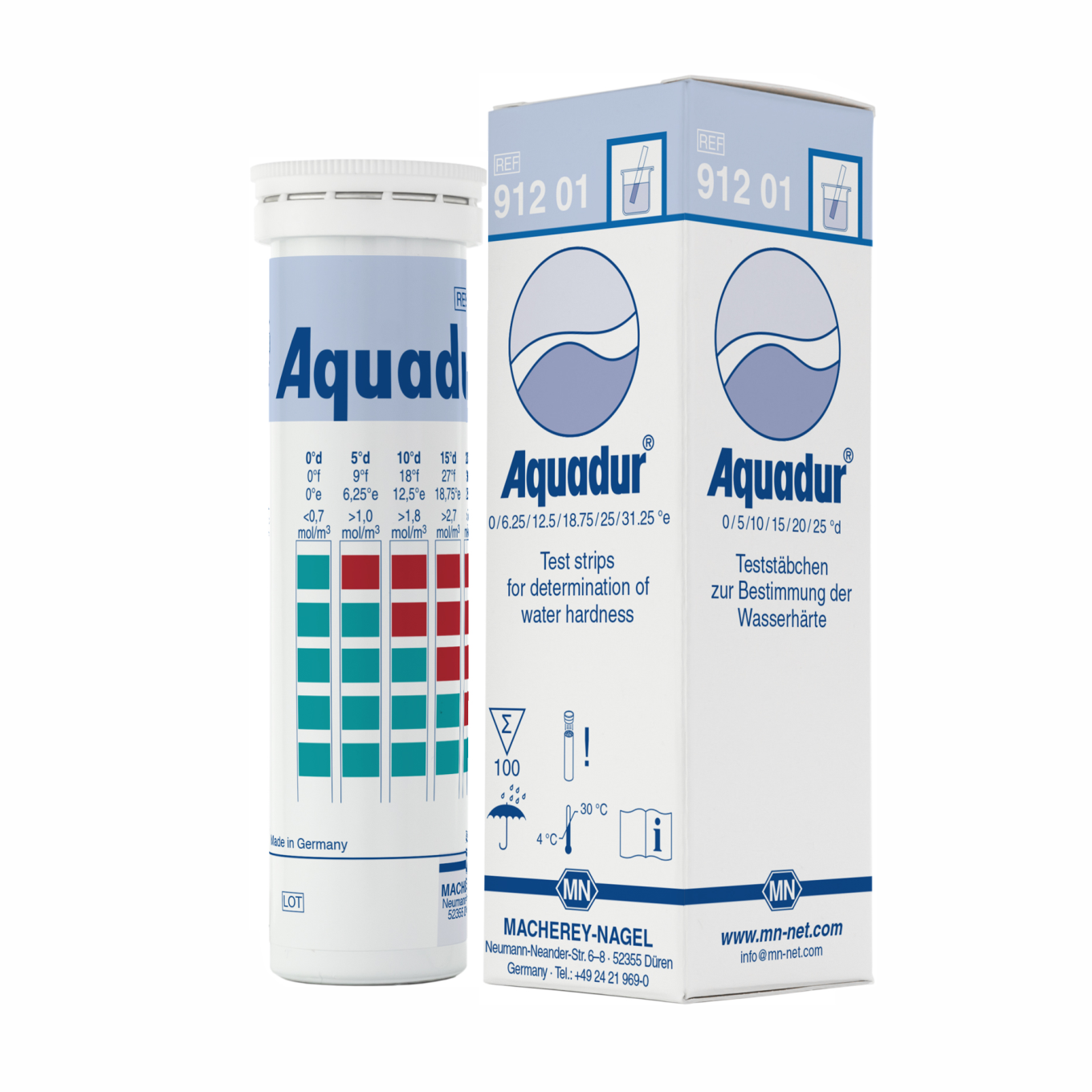 Tiras Reactivas para Dureza Total de Agua 91201 QUANTOFIX