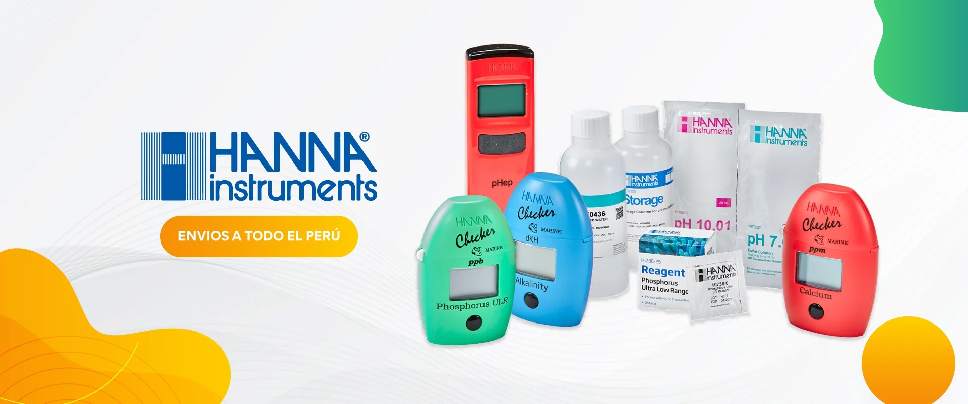 Envios a todo el Peru de productos Hanna Instruments