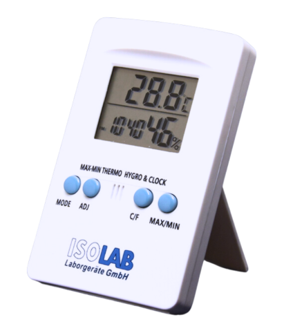 TERMOHIGROMETRO SIN SONDA MOD HYGRO CLOCK  ISOLAB
