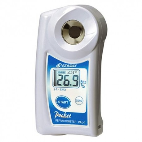 REFRACTÓMETRO DIGITAL PORTÁTIL 0.0 A 53% MOD PAL-1 ATAGO